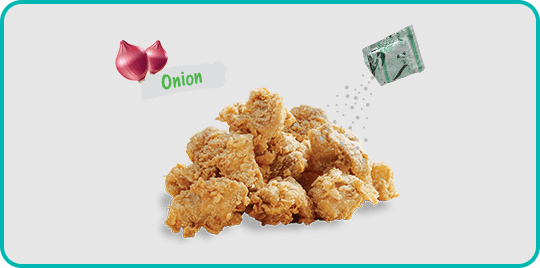 Crispy Shake Shake Chicken Onion
