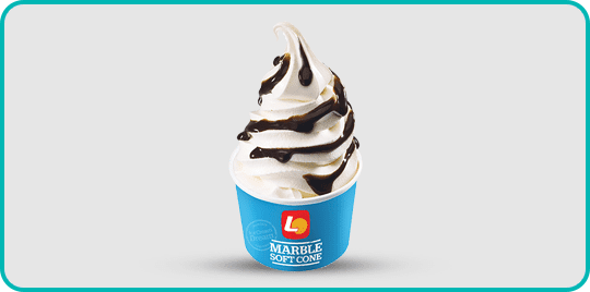 Marble Soft Cone